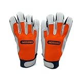 Oregon Technical Working Gloves – Protective Safety Gloves for Forestry, Gardening & Outdoor Work, Cut and Abrasion-Resistant with PU-Coated Reinforced Palm and Fingertips, CE-Certified – Size Large