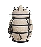 Grand Tandoor Don Sarmat 40lcc - Tandoor - Round Metal Classic Fire Pit - Wood/Charcoal - 50kg - Compatible with Food