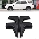 TOROM Car Mud Flaps for Land Rover LR2 Freelander 2 2007 2008 2009 2010-2015, 4Pcs Automotive Front/Rear Wheel Mudflaps Scratch Resistant Splashproof Waterproof Protects