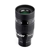 Svbony SV135 Zoom Telescope Eyepiece, 1.25inch 7-21mm Zoom Eyepiece for Telescope, FMC 6 Element 4 Group Telescope Lens, Telescope Accessories for Planetary Moon Astronomy Observation