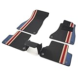 Crokomat Car Mats Fit Audi A4 S4 2016-2025 B9 Saloon Avant Allroad s line Luxury Floor Mats Velour Carpet For 2017 2018 2019 2020 2021 2022 2023 2024 2025