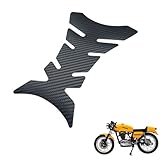 generic motorcycle tank protector Compatible with Ducati 450 Desmo 1974-1975,Accessory modification, 1PCS Fuel tank decoration Carbon Fiber(black)