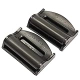 2 Pack Car Seatbelt Adjuster, Car Seat Belt Clip Stopper, Shoulder Neck Strap Positioner, Universal Plastic Lock Strap Clamp Auto Vehicle Clip for Kids and Adults (Black)