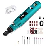 JENABOM Mini Cordless Rotary Tool, USB Charging, 5-Speed Rotary Tool Kit with 39 Accessories, Multi-Purpose 3.6V Power Rotary Tool for Sanding, Polishing, Drilling, Etching