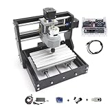 CNCTOPBAOS 1610 PRO Mini CNC Router Kit,3 Axis Desktop GRBL Control DIY Engraver Engraving Machine,Carving Engrave on Acrylic,PVC,PCB,Plastic,Wood Cutting Milling Machine