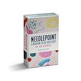 Needlepoint: A modern stitch directory in 50 cards