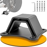 Ground Anchor Motorcycle | Wall Anchor Bike | 6 mm High-Strength Steel | Double Arch and 4 Anchor-Points | 304 Stainless Steel Screws | Anti-Theft Protection