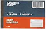Bison Parts 100206 TachPro Tachograph 26 Pages Drivers Hours Record Book