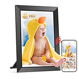 Frameo Digital Photo Frame-10.1" WiFi Digital Picture Frame IPS Touchscreen 1280 * 800, Built-in 32GB Storage Electronic Photo Frame, Auto-Rotation, Share Photo or Video Instantly via Frameo APP