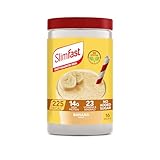 SlimFast Meal Replacement Shake for Weight Loss & Balanced Diet, Vitamins and Minerals, Low Calorie, High Protein, Banana Flavour, 16 servings, 584 g, Packaging May Vary
