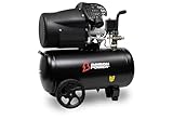 Bimson Power Air Compressor V-Twin 50 Litre Air Tank, Low Noise, 2200W / 3.0HP, 116 PSI, Oil Free Air Compressor, 292L /min, Portable, Lightweight, No Overheating,230V, 2 Year Warranty