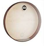 Meinl Percussion Sea Drum Instrument - Very Large Hand Drum with Steel Balls and Goat Skin - Diameter 20 Inches - Siam Oak, Brown (FD20SD)