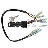 MACHSWON Ignition Switch Assembly,Main Key Remote Control Box Ignition Starter Switch Replacement for Yamaha Outboard Motors 703-82510-44-00,703-82510-43-00,703-82510-42-00,703-82510-11-00