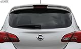 RDX Racedesign Roof Spoiler Compatible with Opel Corsa E 3-Door 2014- (PUR-IHS)