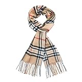Plaid Scarf for Men Women,Super Soft Classic Tartan Checkered Neck Scarves