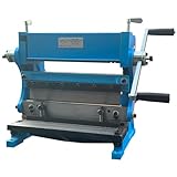 KATSU Tools 3-in-1 Manual Sheet Metal Shear Brake Roller Bending Machine 305mm, Shears and Slip Roll Machine for Metalworking Shearing Bending Rolling 165180