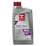 TRIAX Gear Max MT 75W-80 GL-4 - Full Synthetic Manual Transmission Fluid - Gear Box Oil - Compatible with Chrysler MS 9224 - Honda MTF - Toyota Differential (1 Quart/0.946 L)