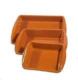 Spanish Terracotta Lasagne/Pie/Serving Dish/Cazuela - 18cm x 14cm
