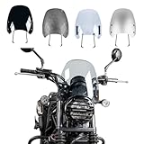 Motorcycle CL 250 300 500 Front Fairing Windshield Wind Deflector Compatible with H.onda CL250 CL300 CL500 2023 Flyscreen Visor Protector Pare-brise Visor (Grey Smoke)