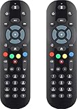 【Pack of 2】Replacement Remote Control Compatible with All Sky Q Box, Sky Q TV Box, SKY Q Mini Box and Silver Box (Non-Touch, No Voice Control)