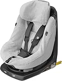 Maxi-Cosi AxissFix Car Seat Cover, Car Seat Protector, Breathable Summer Cover for Kids Car seat, Keeps Car Seat Clean and Intact, 100% Cotton, Fresh Grey