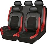 DcoAzoz Car Seat Covers Universal Fit for BMW 1 3 5 7 Series X1 / X3 / X5 / X6 Seat Protection Set Leather Cushion Covers