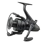 DAM Runshift 3, Fishing Reel, Spinning Reels, Allround Fishing, incl Camo Line - Ultimate Fishing Reel for Smooth and Powerful Performance, Unisex, Black, 3000