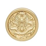 NUOBESTY Brass Ruler Paperweight Desktop Paperweight Antique Paperweights Round Block Paperweight Calligraphy Letterweight Office Paperweight Paper Weight Solid Chinese Calligraphy Copper