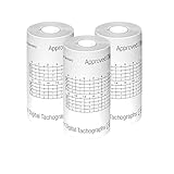 Double Dragon HGV Digital Tachograph Rolls: 57mm x 8m, 8mm Centre, EU Approved, EC 1791/2006, 3 Rolls