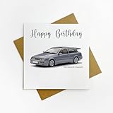 Ford Sierra RS Cosworth - Happy Birthday Card - Keepsake Card (Happy Birthday)