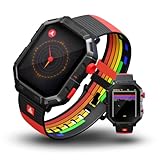 My Play Watch Atari 2600 Retro Gaming Smartwatch with Selective Tech, Non-Connected, Built-in Centipede™, Pong™, Missile Command™, Super Breakout™, Fitness Tracker, IP68 Rating