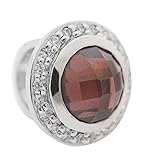 Kranz & Ziegler 4408891 Women's Charm Silver 925/1000 Smoky Quartz