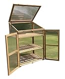 Selections Wooden Framed Polycarbonate Growhouse Mini Greenhouse