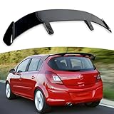 MUTUSAISI Car Universal Rear Boot Roof Spoiler Lip Top Wing Fit For Vauxhall Corsa III 2006-2014 Active/CDTi/Design/Energy/Excite/Limited Edition/SE/SRi/SXi/ecoFLEX/i Gloss Black Accessories