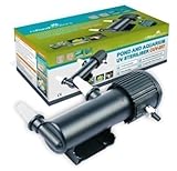 AllPondSolutions Pond UV Light Steriliser Clarifier Filter, 7w - Helps Remove Algae and Greenwater