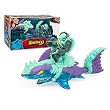Gormiti - Sea Beast Megalodox + Lord Poivrons 7 cm, Pack of 2 Toy Figures with a Hyperbeast and a Doll of the Protagonists of the Series Season 3, 4 Years Old, Famous (GRL02100)