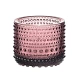 iittala - Kastehelmi Tea Light Holder 6.4 cm, Purple, 3