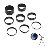 M48 Focal Length Extension Tube M48x0.75 on Both Sides 3 5 7 10 12 15 20 30mm Extending Ring for Astronomical Telescope Photography
