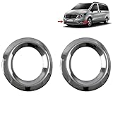 ROBUST 2 Pcs Front Fog Light Lamp Frame Trim for Mercedes-Benz Vito W447 / Taxi W447 2014 Onwards