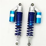 Universal 360mm 8mm Spring Motorcycle Shock Absorbers For K&awasaki ZRX1200 KZ1300 ZRX1100 Accessories (Color : Blue)