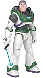 Buzz Lightyear Disney and Pixar Lightyear Toys, Talking Buzz Lightyear 12 Inch Action Figure with Motion, Light and Sound, Laser Blade Action, HHJ76