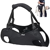 Duuclume Dog Lift Harness, Emergency Backpack Pet Legs Support & Rehabilitation Dog Sling Carrier, Adjustable Lifting Straps Dog Carrier for Senior Elderly Dogs Joint Injuries Arthritis XL