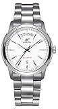 Enicar Men's RED Label Swiss Automatic Watch (Model No.: 1169-50-357aA), White-silver, Enicar Automatic Red Label