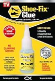 Shoe-Fix Glue – Professional Grade Waterproof Shoe Repair Adhesive | Extra Strong, Instant Bond & Flexible | Clear Drying & Durable | Ideal for Shoes, Boots, Sneakers, Heels & More (20g Tube)