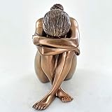 O Tupton Art Deco Nude Peace Statue Figure Bronze