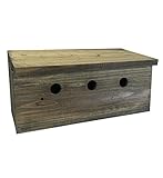 Selections Sparrow Colony Wooden Nesting Box Terrace