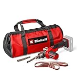 Einhell Power X-Change Cordless Power File Sander - 18V Electric Finger Sander, 1,700m/min, 2 x Grinding Arms 9mm and 13mm - TE-BF 18 Li Includes 12 x Abrasive Belts (Supplied Without Battery)