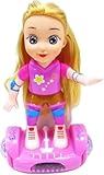 MIXEL Balance Wheels Doll For Kids, Flashy Lights LED & Music, Vibrant & Colourful Design, Changes Direction, Helps For Colour And Shape Recognition, Patterns
