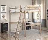 STRICTLY BEDS&BUNKS Celeste High Sleeper Loft Bunk Bed, 4ft 6 Double