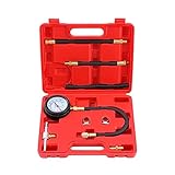 KATSU Fuel Injection Pump Pressure Gauge Tester Gasoline Diagnostic Toolkit for Petrol Diesel Engines Cars Trucks Motorcycles 449855